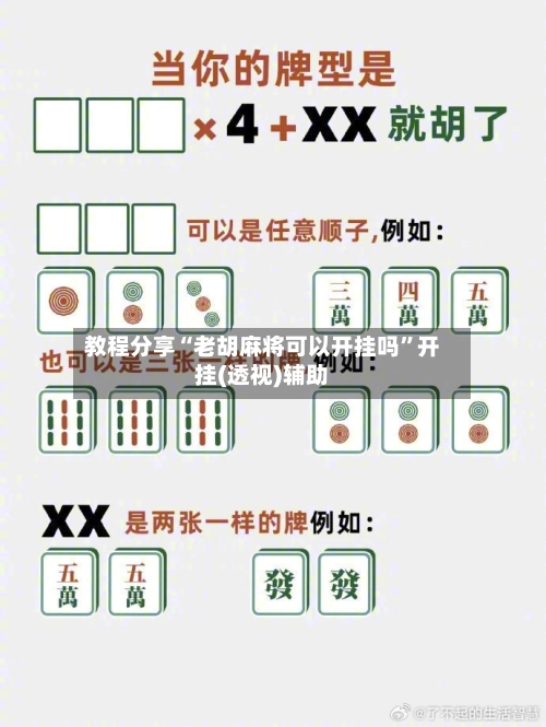 教程分享“老胡麻将可以开挂吗	”开挂(透视)辅助-第3张图片