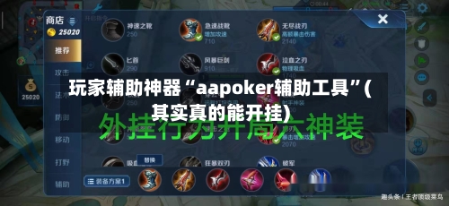 玩家辅助神器“aapoker辅助工具”(其实真的能开挂)-第2张图片