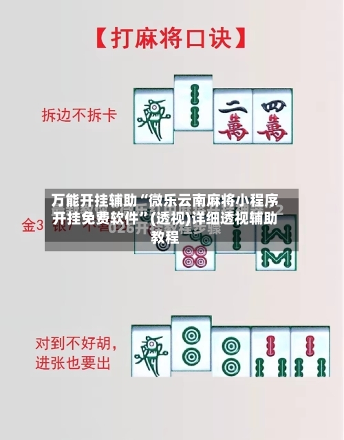 万能开挂辅助“微乐云南麻将小程序开挂免费软件”(透视)详细透视辅助教程-第3张图片