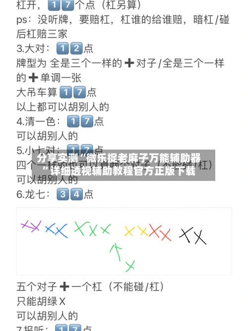 分享实测“微乐捉老麻子万能辅助器”详细透视辅助教程官方正版下载