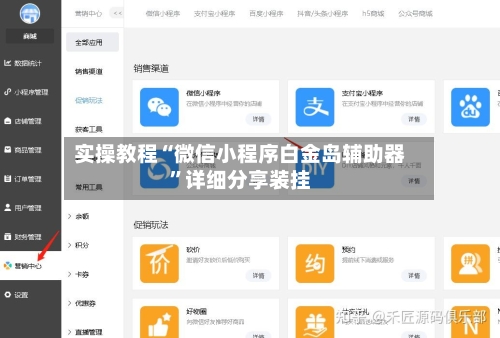 实操教程“微信小程序白金岛辅助器”详细分享装挂-第2张图片