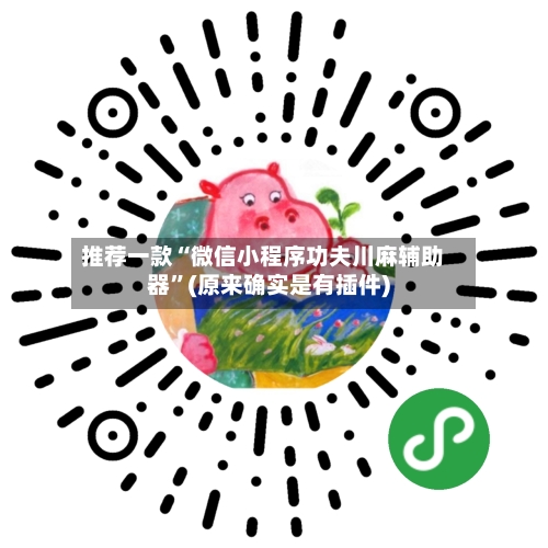 推荐一款“微信小程序功夫川麻辅助器”(原来确实是有插件)-第2张图片