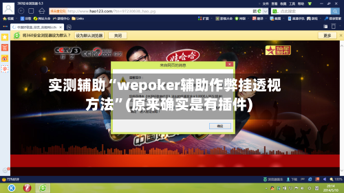 实测辅助“wepoker辅助作弊挂透视方法”(原来确实是有插件)-第2张图片