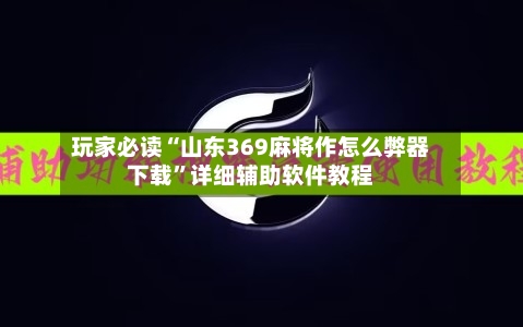 玩家必读“山东369麻将作怎么弊器下载	”详细辅助软件教程-第2张图片