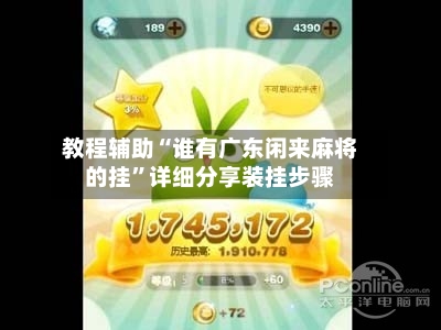 教程辅助“谁有广东闲来麻将的挂”详细分享装挂步骤