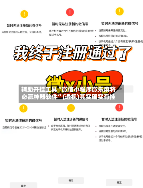 辅助开挂工具“微信小程序微乐麻将必赢神器软件”(透视)其实确实有挂-第3张图片