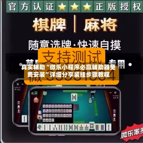 真实辅助“微乐小程序必赢辅助器免费安装”详细分享装挂步骤教程-第3张图片
