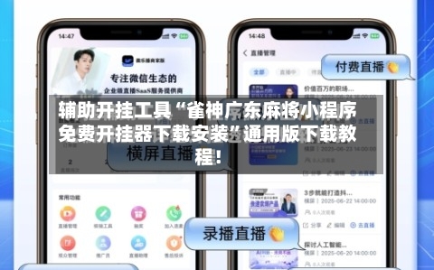 辅助开挂工具“雀神广东麻将小程序免费开挂器下载安装”通用版下载教程！-第2张图片