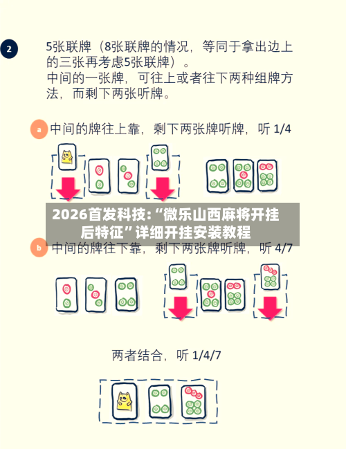 2026首发科技:“微乐山西麻将开挂后特征”详细开挂安装教程