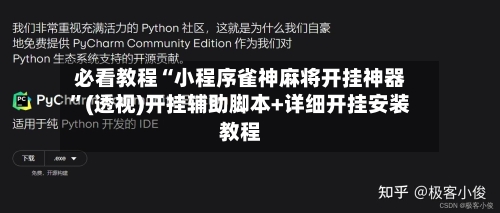必看教程“小程序雀神麻将开挂神器”(透视)开挂辅助脚本+详细开挂安装教程-第2张图片