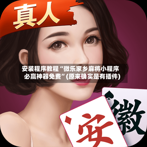 安装程序教程“微乐家乡麻将小程序必赢神器免费”(原来确实是有插件)-第3张图片