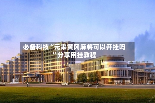 必备科技“元来黄冈麻将可以开挂吗”分享用挂教程-第3张图片