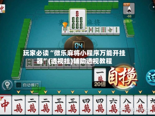 玩家必读“微乐麻将小程序万能开挂器”(透视挂)辅助透视教程-第3张图片