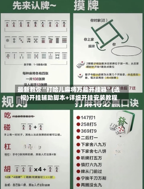 最新教你“打哈儿麻将万能开挂器”(透视)开挂辅助脚本+详细开挂安装教程