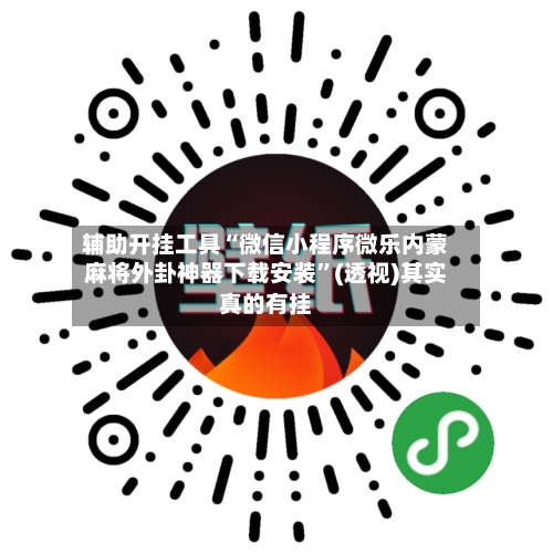 辅助开挂工具“微信小程序微乐内蒙麻将外卦神器下载安装”(透视)其实真的有挂-第2张图片