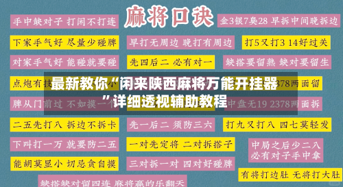 最新教你“闲来陕西麻将万能开挂器”详细透视辅助教程-第3张图片