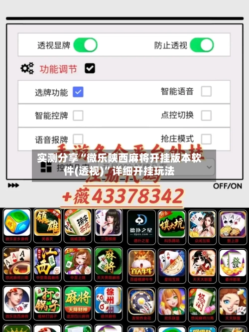 实测分享“微乐陕西麻将开挂版本软件(透视)”详细开挂玩法-第2张图片