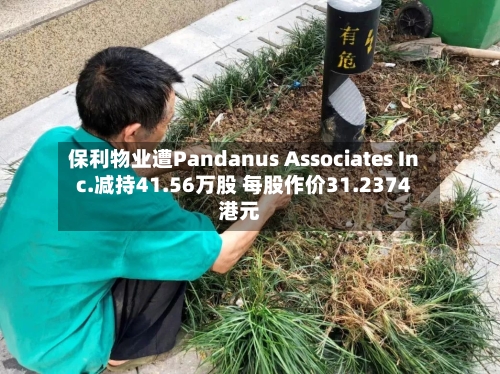 保利物业遭Pandanus Associates Inc.减持41.56万股 每股作价31.2374港元