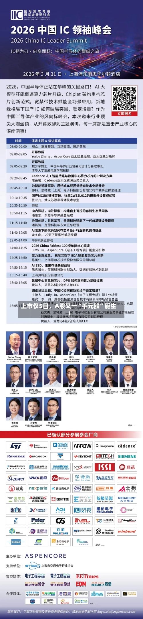 上市仅5日，A股又一“千元股	”诞生！-第3张图片