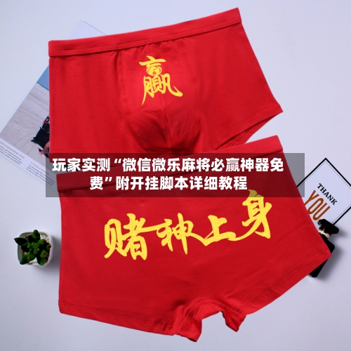 玩家实测“微信微乐麻将必赢神器免费”附开挂脚本详细教程