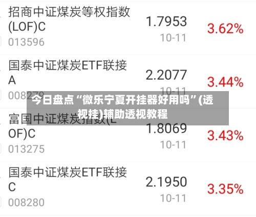 今日盘点“微乐宁夏开挂器好用吗”(透视挂)辅助透视教程