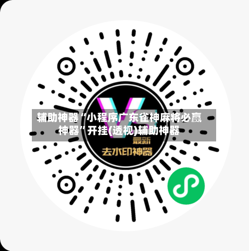 辅助神器“小程序广东雀神麻将必赢神器”开挂(透视)辅助神器-第2张图片