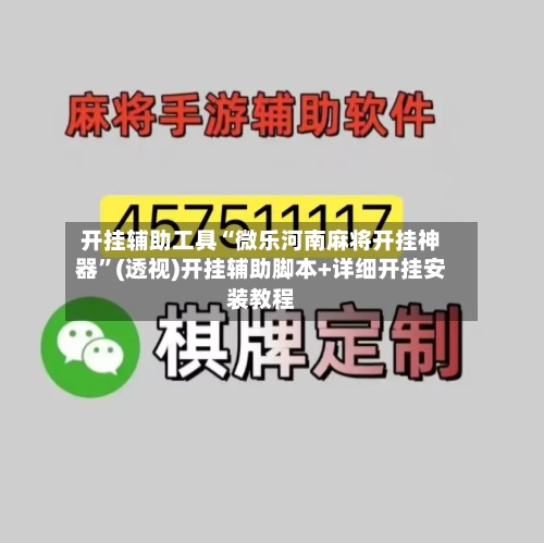 开挂辅助工具“微乐河南麻将开挂神器”(透视)开挂辅助脚本+详细开挂安装教程-第2张图片
