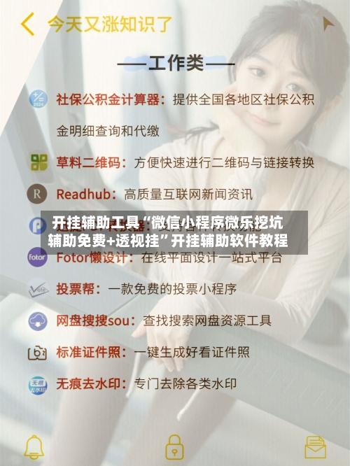 开挂辅助工具“微信小程序微乐挖坑辅助免费+透视挂”开挂辅助软件教程-第2张图片