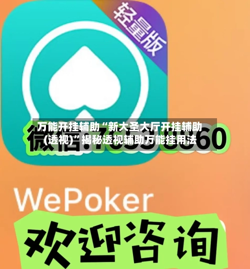 万能开挂辅助“新大圣大厅开挂辅助(透视)”揭秘透视辅助万能挂用法