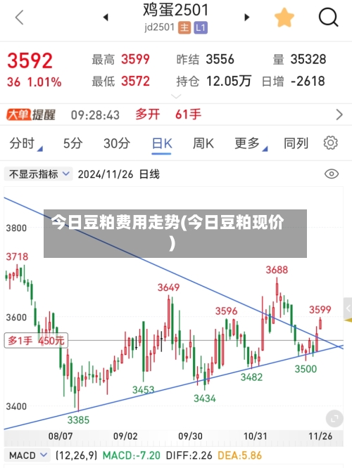 今日豆粕费用走势(今日豆粕现价)