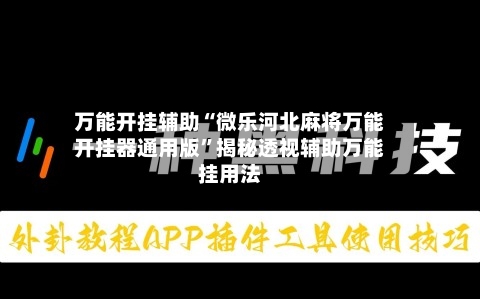 万能开挂辅助“微乐河北麻将万能开挂器通用版”揭秘透视辅助万能挂用法-第3张图片
