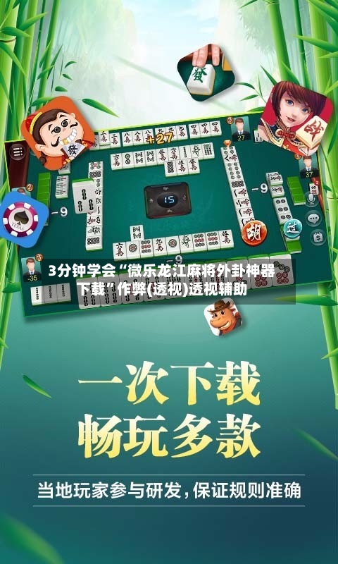 3分钟学会“微乐龙江麻将外卦神器下载”作弊(透视)透视辅助-第2张图片