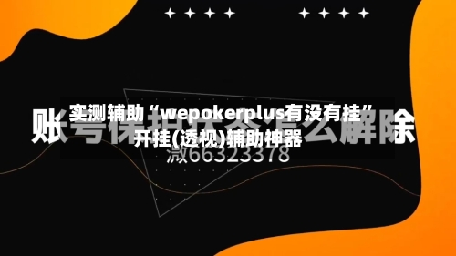 实测辅助“wepokerplus有没有挂”开挂(透视)辅助神器-第2张图片