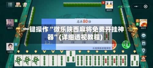 一键操作“微乐陕西麻将免费开挂神器”(详细透视教程)-第2张图片