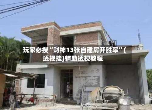 玩家必搜“财神13张自建房开胜率”(透视挂)辅助透视教程-第3张图片