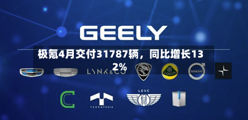 极氪4月交付31787辆，同比增长132%