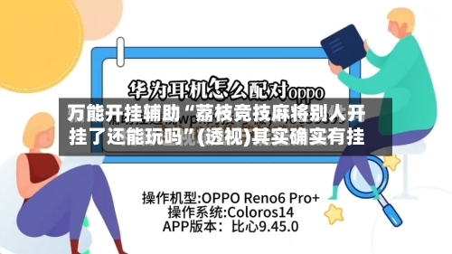 万能开挂辅助“荔枝竞技麻将别人开挂了还能玩吗”(透视)其实确实有挂-第3张图片