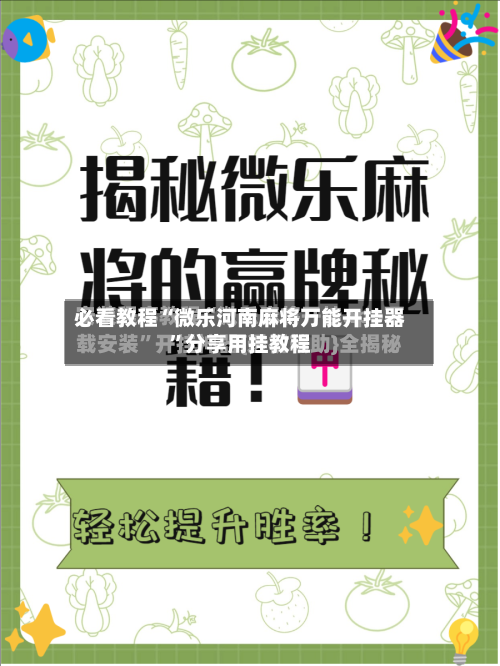 必看教程“微乐河南麻将万能开挂器”分享用挂教程-第3张图片