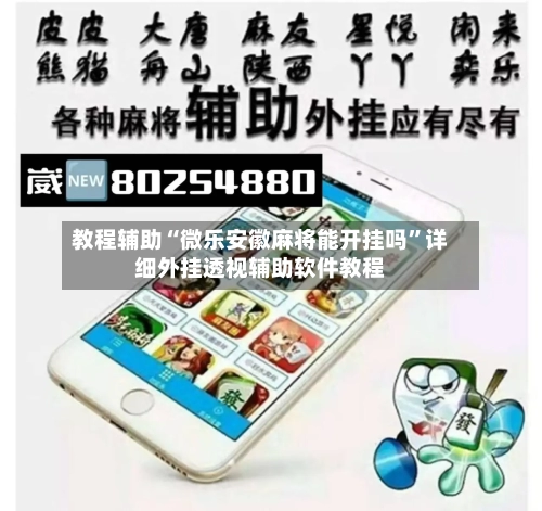 教程辅助“微乐安徽麻将能开挂吗”详细外挂透视辅助软件教程-第3张图片