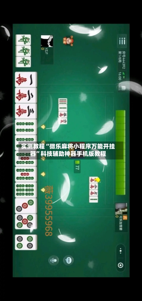 实测教程“微乐麻将小程序万能开挂器”科技辅助神器手机版教程-第2张图片