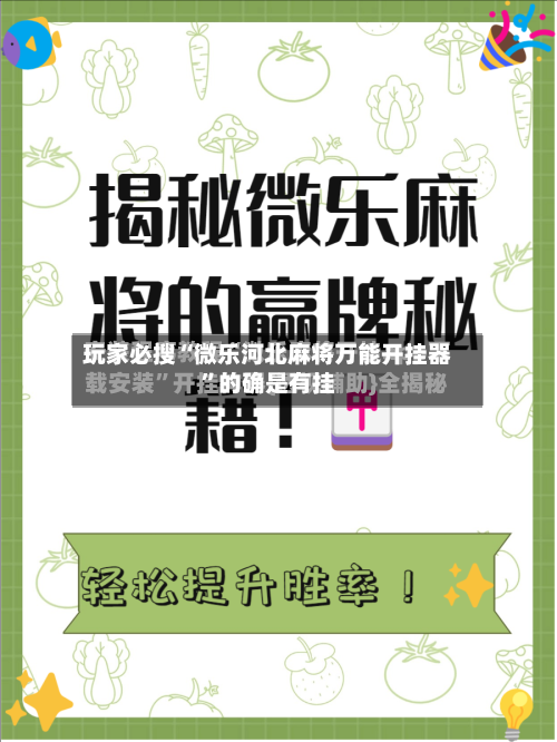 玩家必搜“微乐河北麻将万能开挂器”的确是有挂-第2张图片