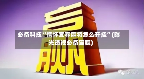 必备科技“情怀宜春麻将怎么开挂”(曝光透视必备猫腻)-第3张图片