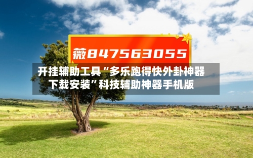开挂辅助工具“多乐跑得快外卦神器下载安装”科技辅助神器手机版