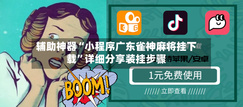 辅助神器“小程序广东雀神麻将挂下载	”详细分享装挂步骤-第2张图片