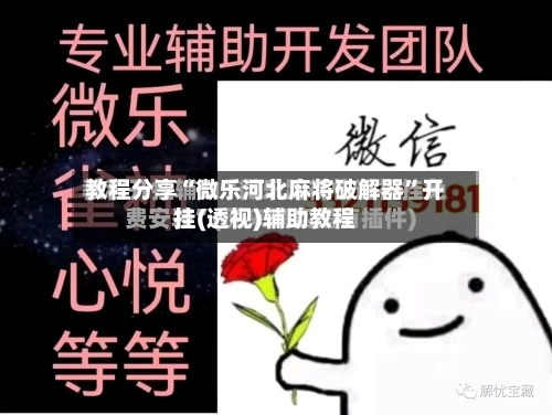 教程分享“微乐河北麻将破解器”开挂(透视)辅助教程-第2张图片