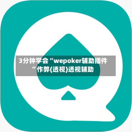 3分钟学会“wepoker辅助插件”作弊(透视)透视辅助-第3张图片