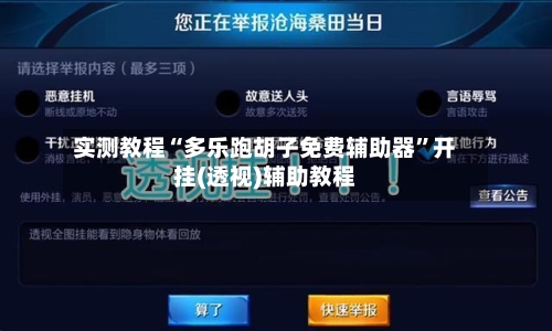 实测教程“多乐跑胡子免费辅助器	”开挂(透视)辅助教程-第2张图片