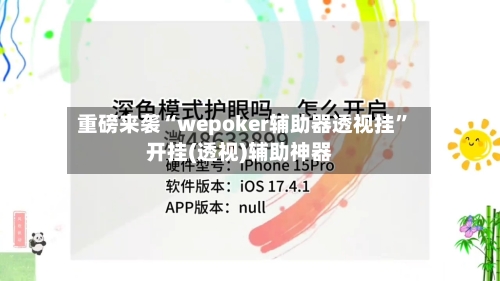重磅来袭“wepoker辅助器透视挂”开挂(透视)辅助神器-第2张图片