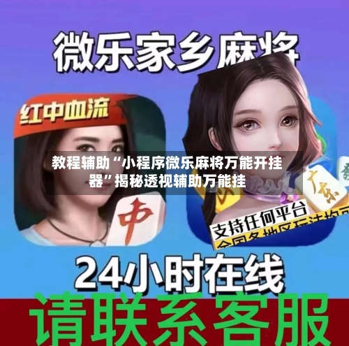 教程辅助“小程序微乐麻将万能开挂器”揭秘透视辅助万能挂-第3张图片