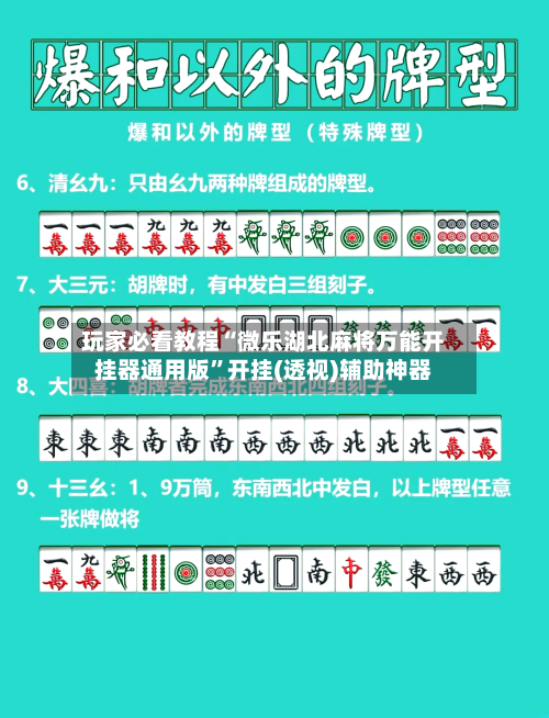 玩家必看教程“微乐湖北麻将万能开挂器通用版”开挂(透视)辅助神器-第2张图片